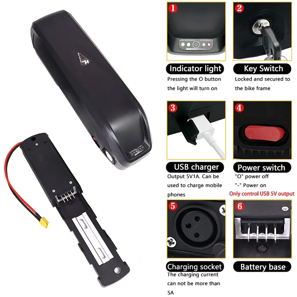 Hailong 36V 40Ah/48V 50Ah Batt - Ebike Battery 48V 20Ah Hailong ulasan dan harga