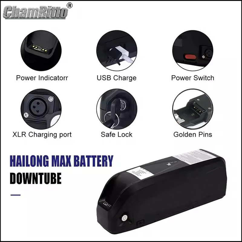 48V chamrider Electric Bicycle - Ebike Battery 48V 20Ah Hailong ulasan dan harga
