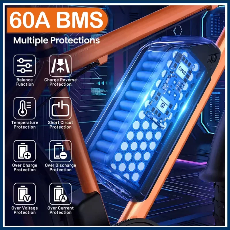 52v 36v 48v 750W Hailong ebike - Electric Bicycle Battery 72V 30Ah ulasan dan harga